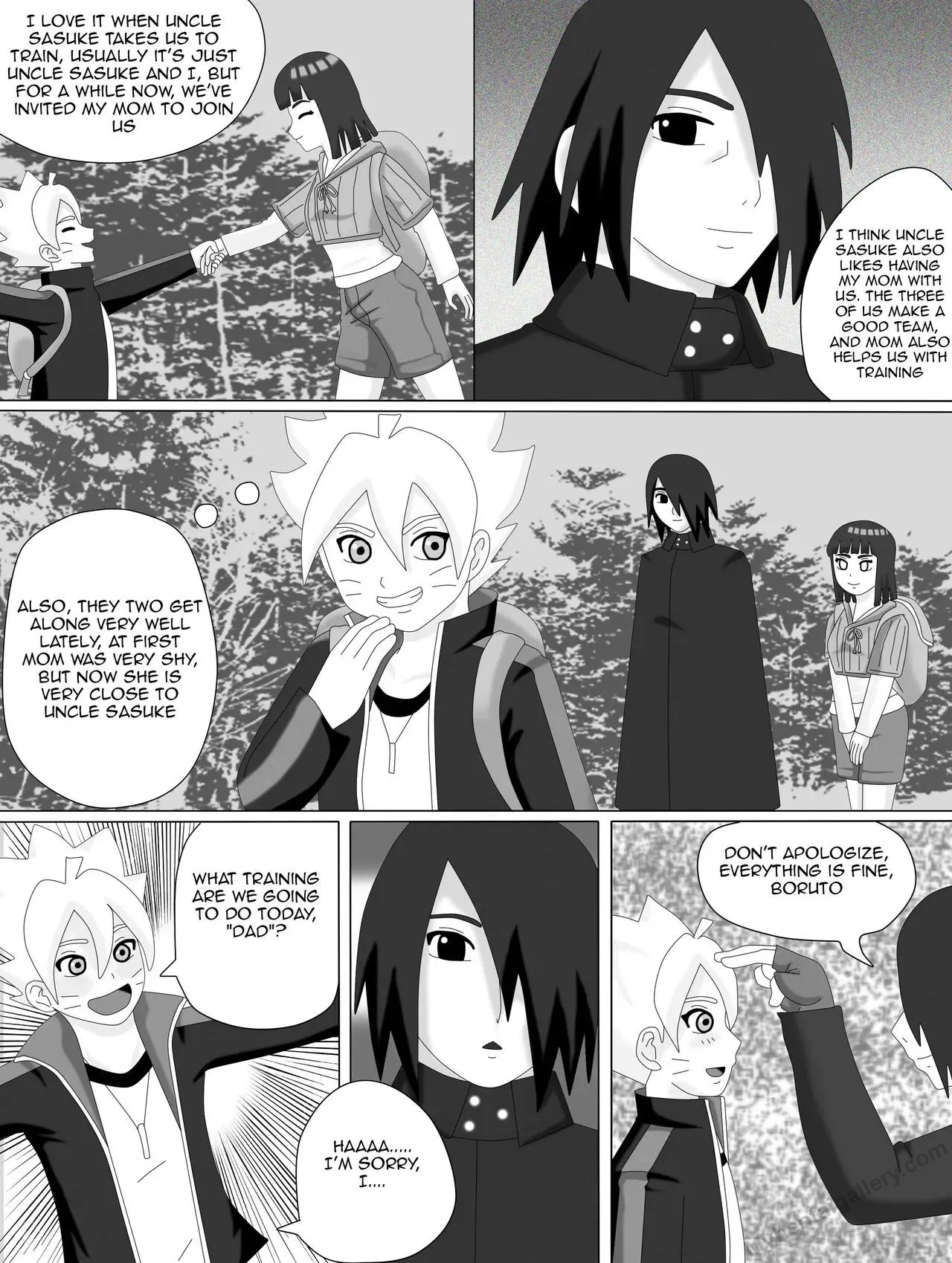 Sasuke x Hinata 1 porno comics Cover
