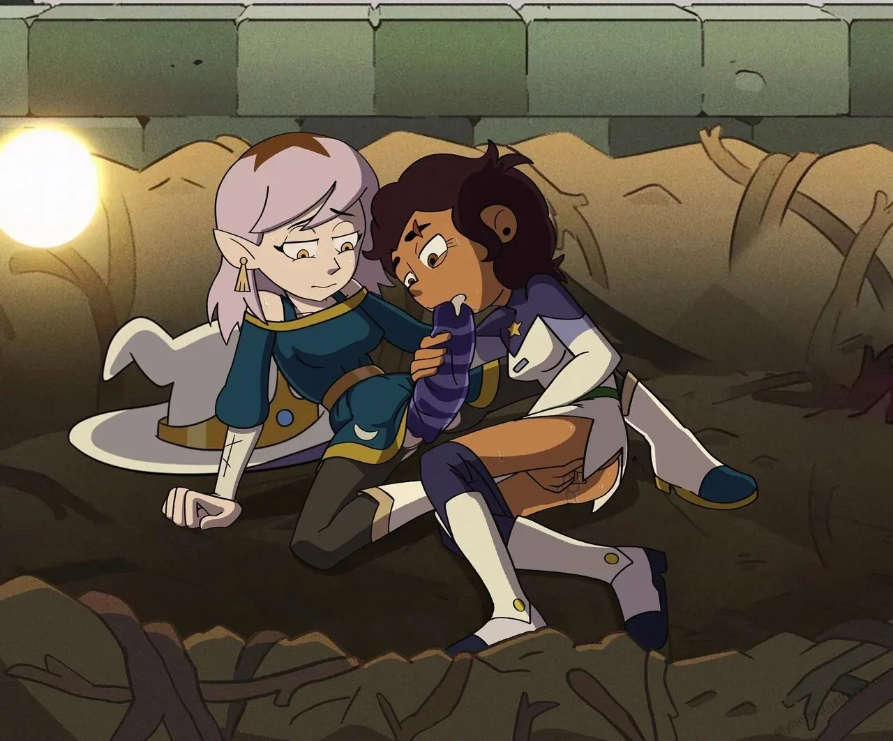 Luz x Futa Amity porno comics