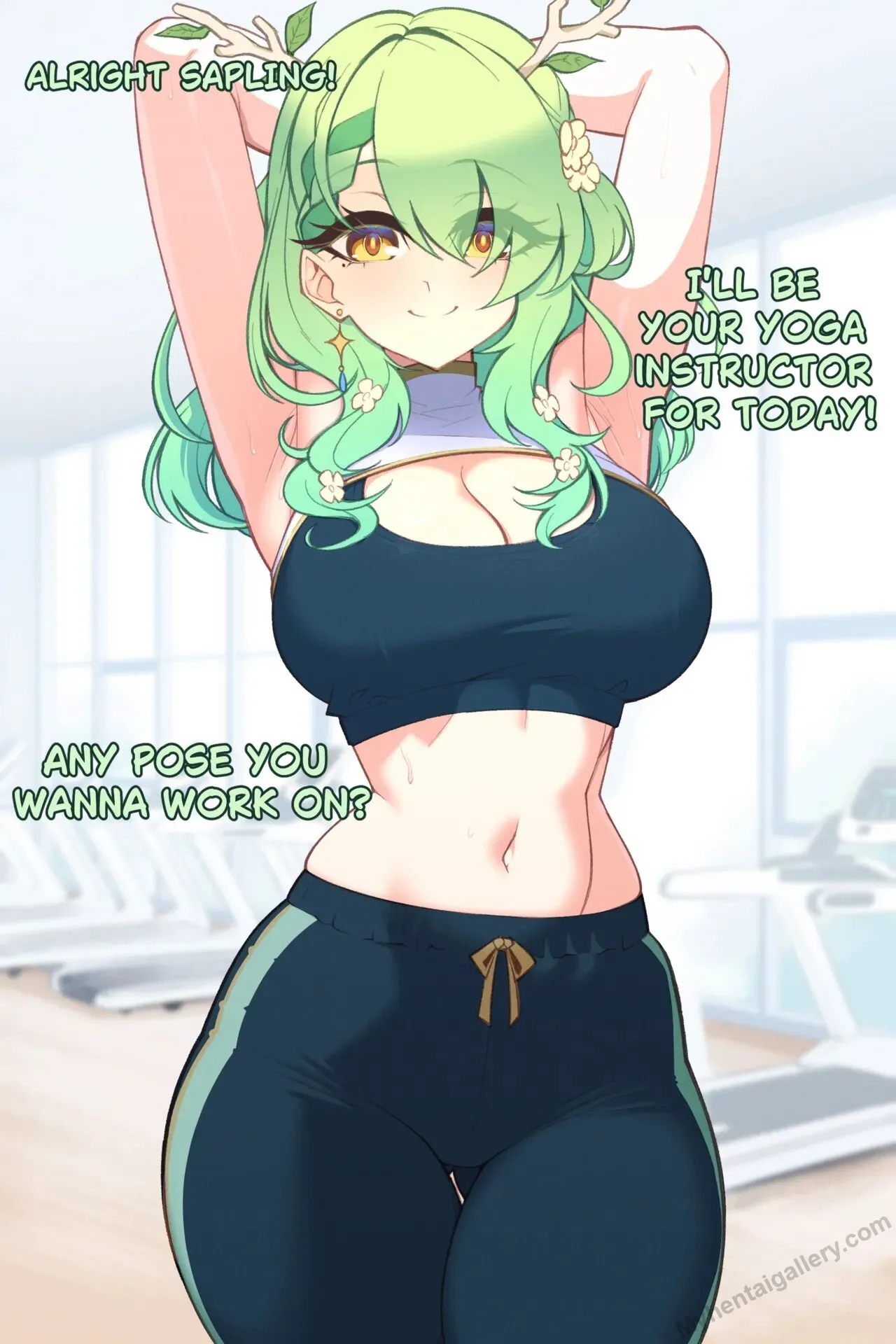 Yoga With Fauna porno comics Cover
