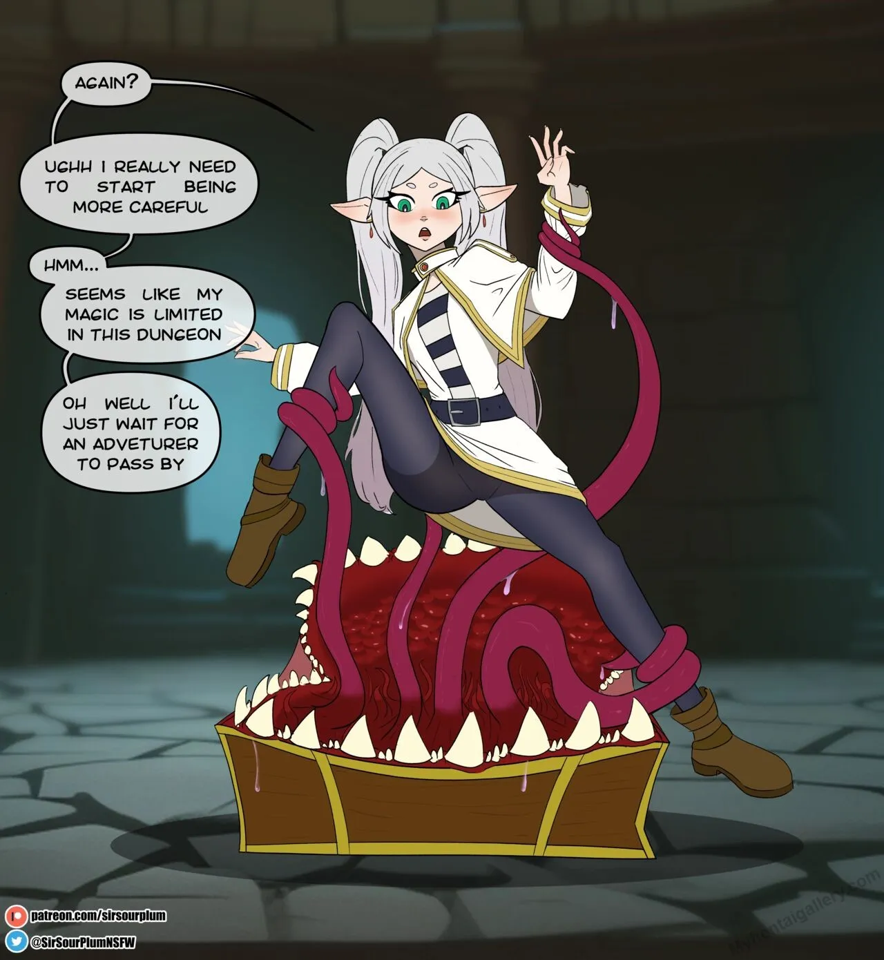 Frieren's Mimic Encounter porno comics