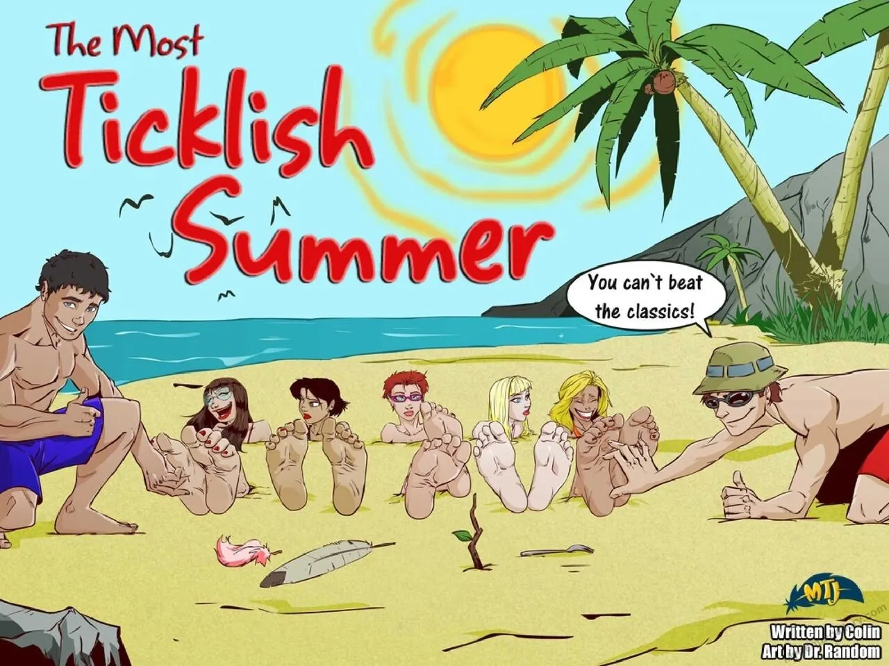 The Most Ticklish Summer porno comics Cover