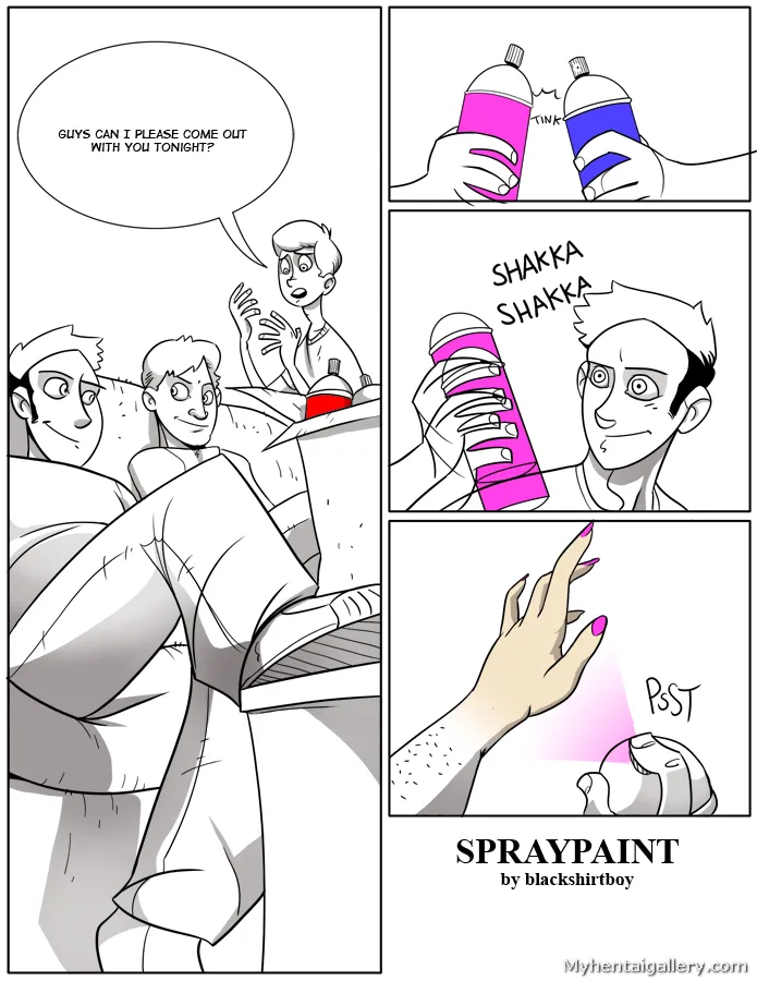Spraypaint porno comics Cover
