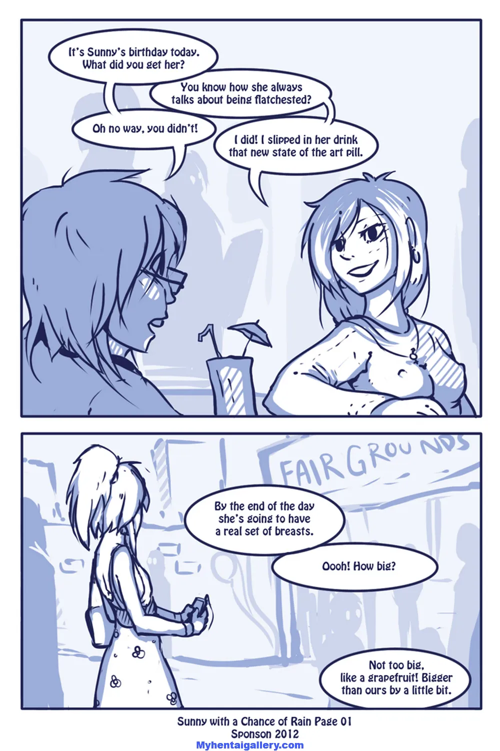 Sunny With A Chance Of Rain porno comics