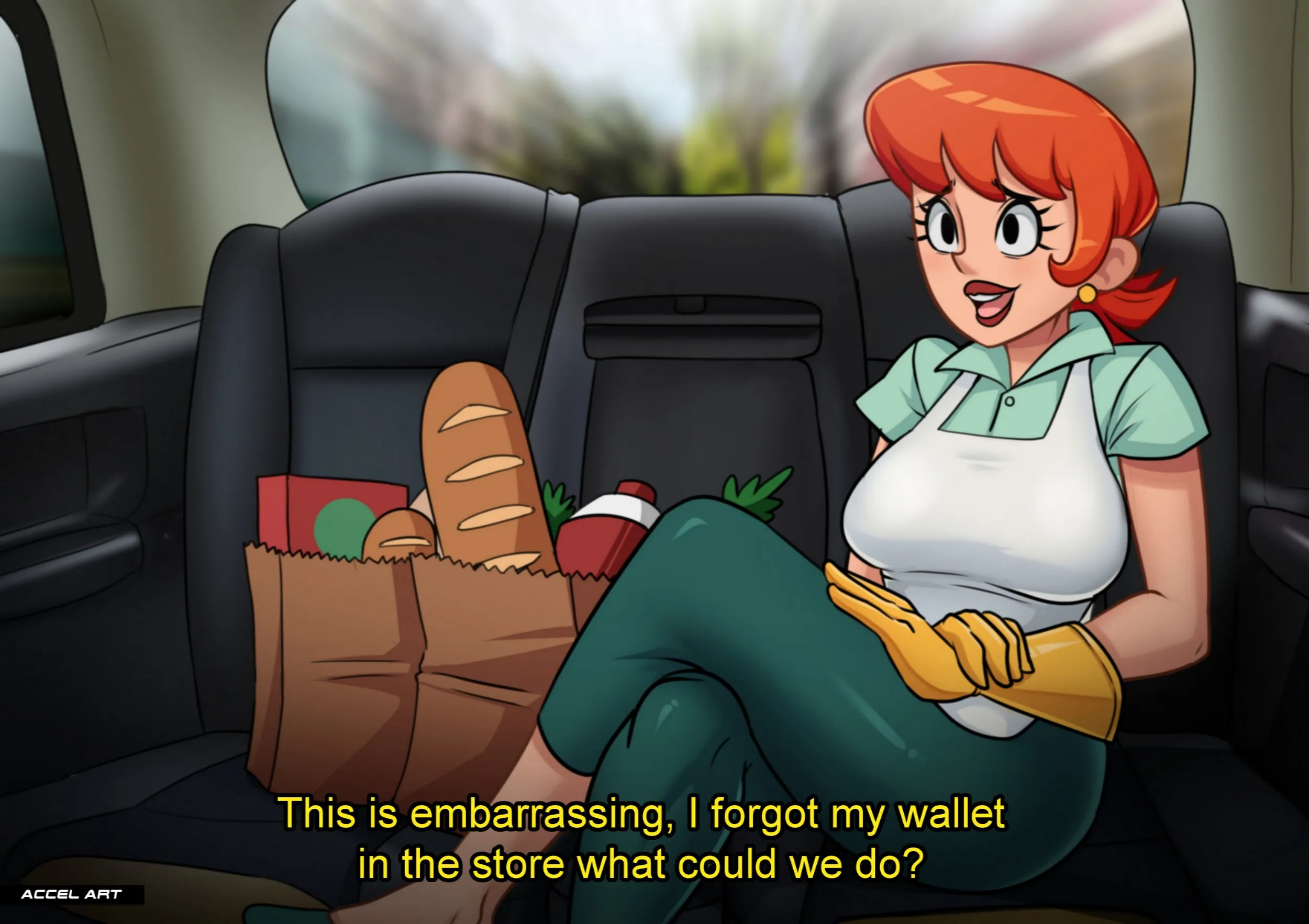 Waifu Taxi - Dexter's Mom porno comics Cover