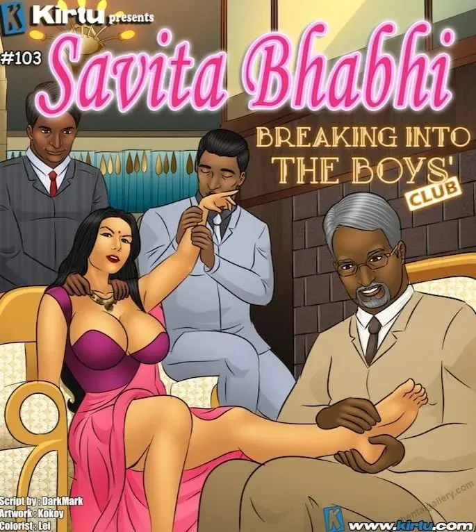 Savita Bhabhi 103 - Breaking Into The Boy's Club porno comics Cover