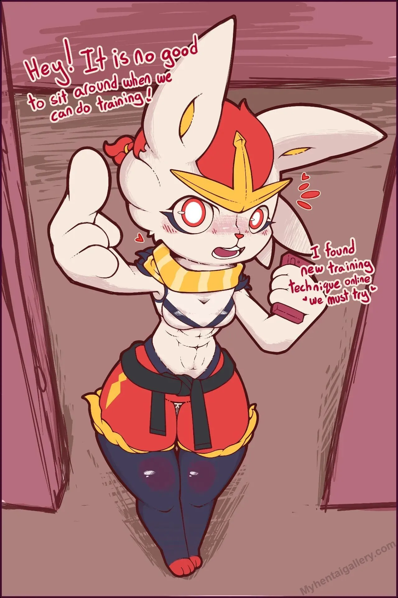 A Cinderace Special Training porno comics Cover