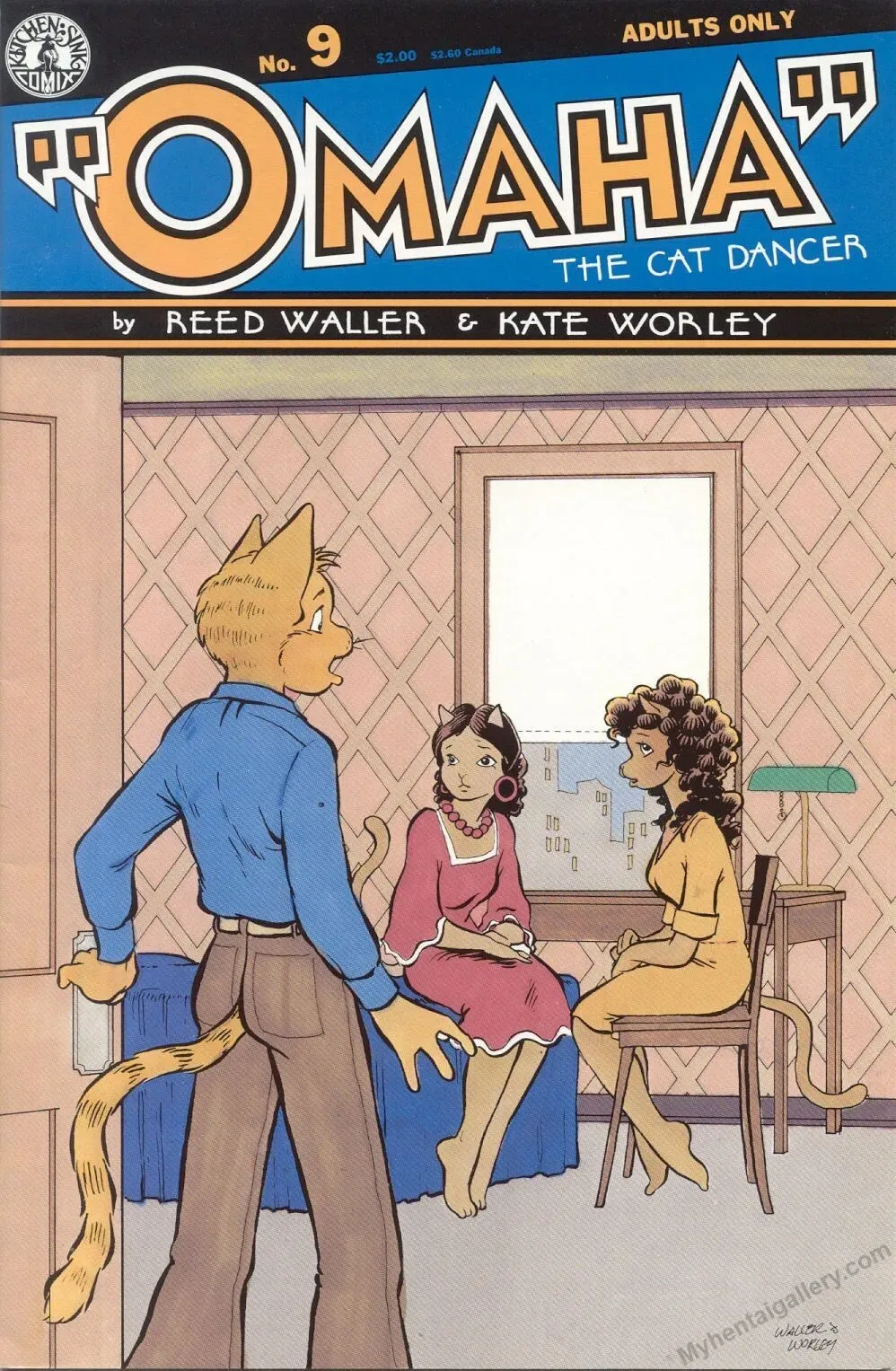 Omaha - The Cat Dancer 9 porno comics Cover