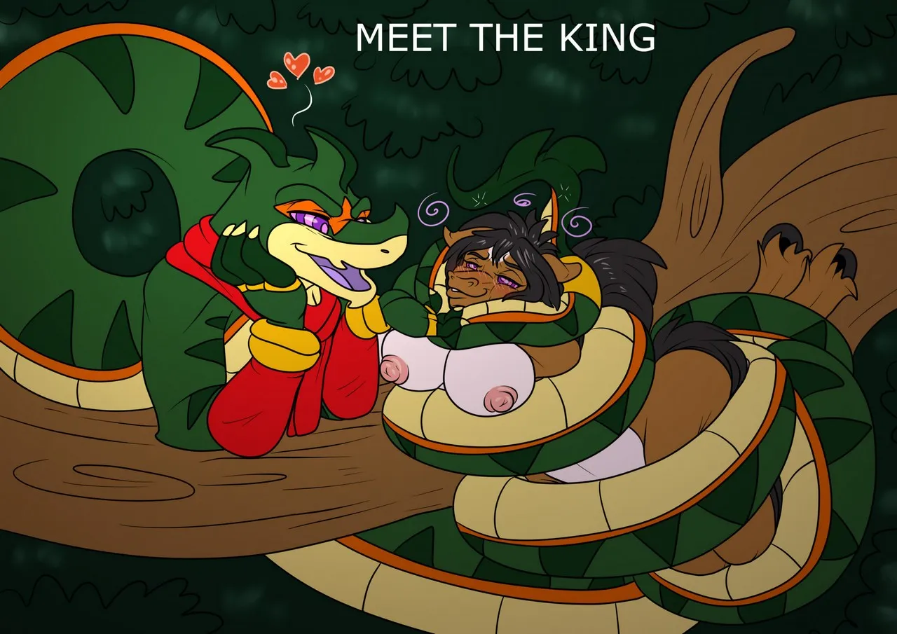 Meet The King porno comics Cover
