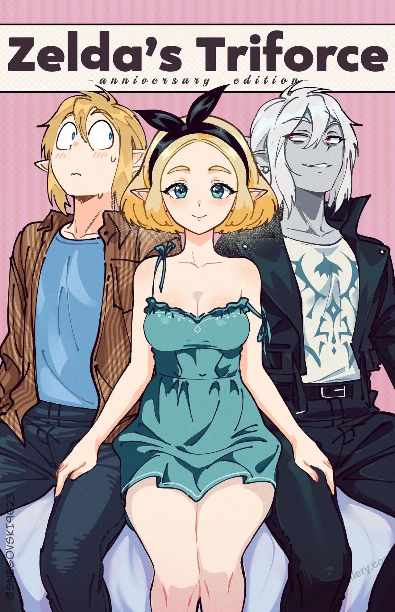 Zelda's Triforce porno comics Cover