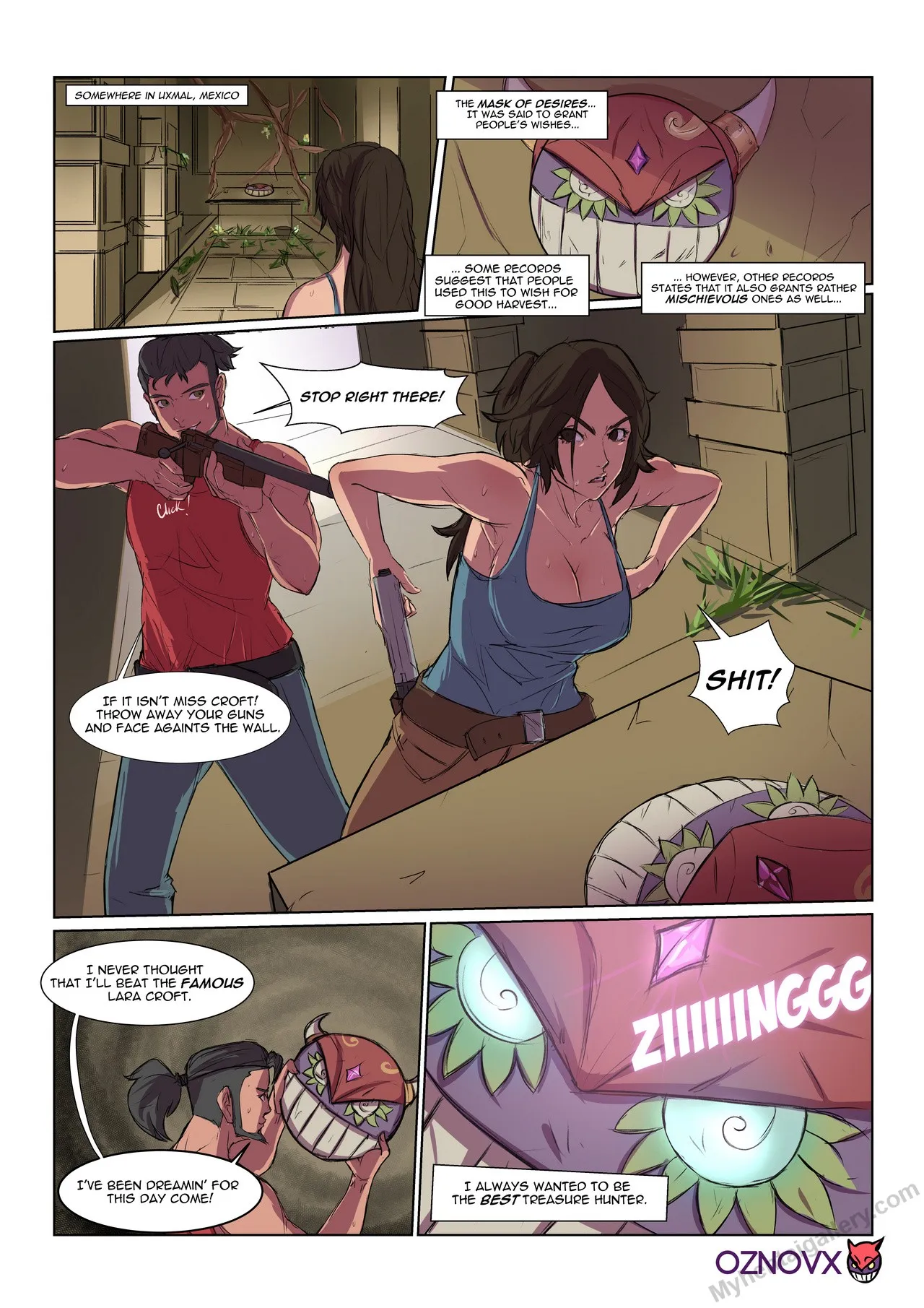 Lara Croft And The Temple Of Desires! 1 porno comics