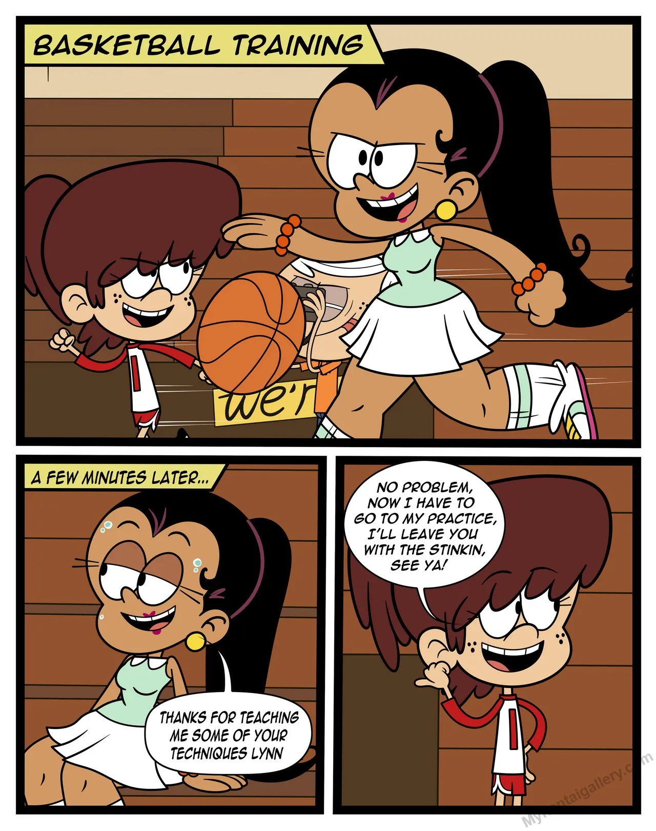 Lincoln x Carlota porno comics