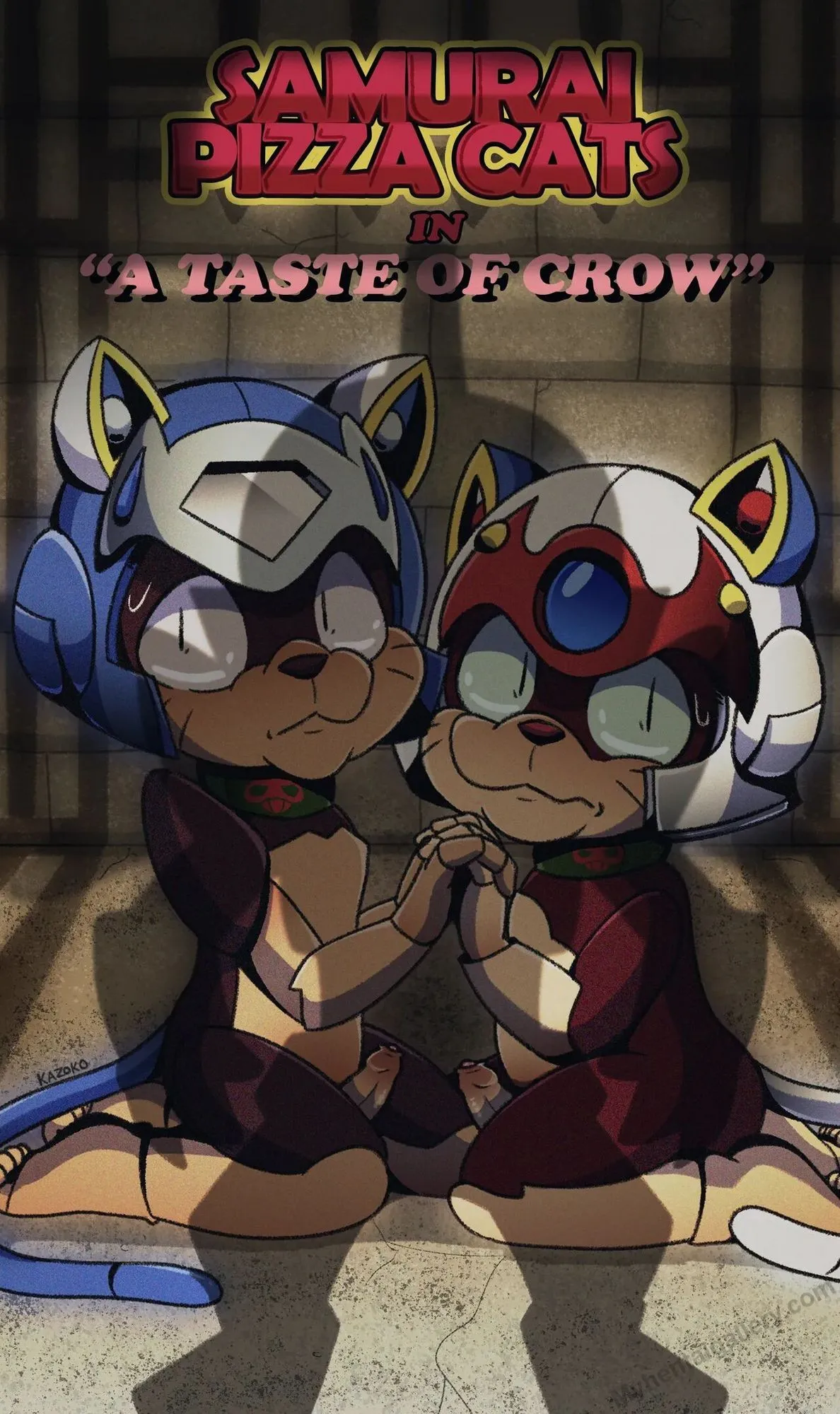 Samurai Pizza Cats - A Taste Of Crow porno comics Cover