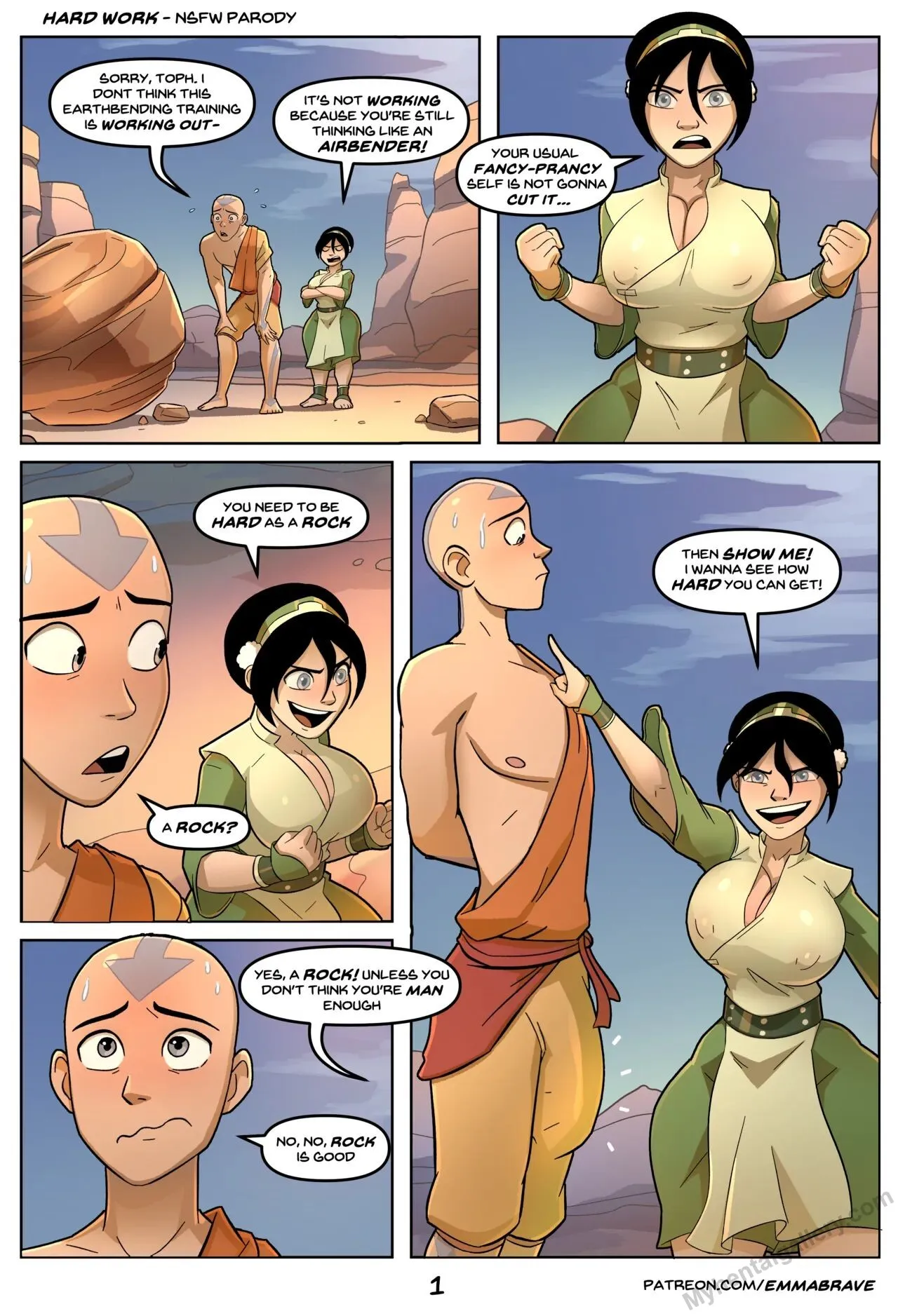 Hard Work (Remake) porno comics Cover