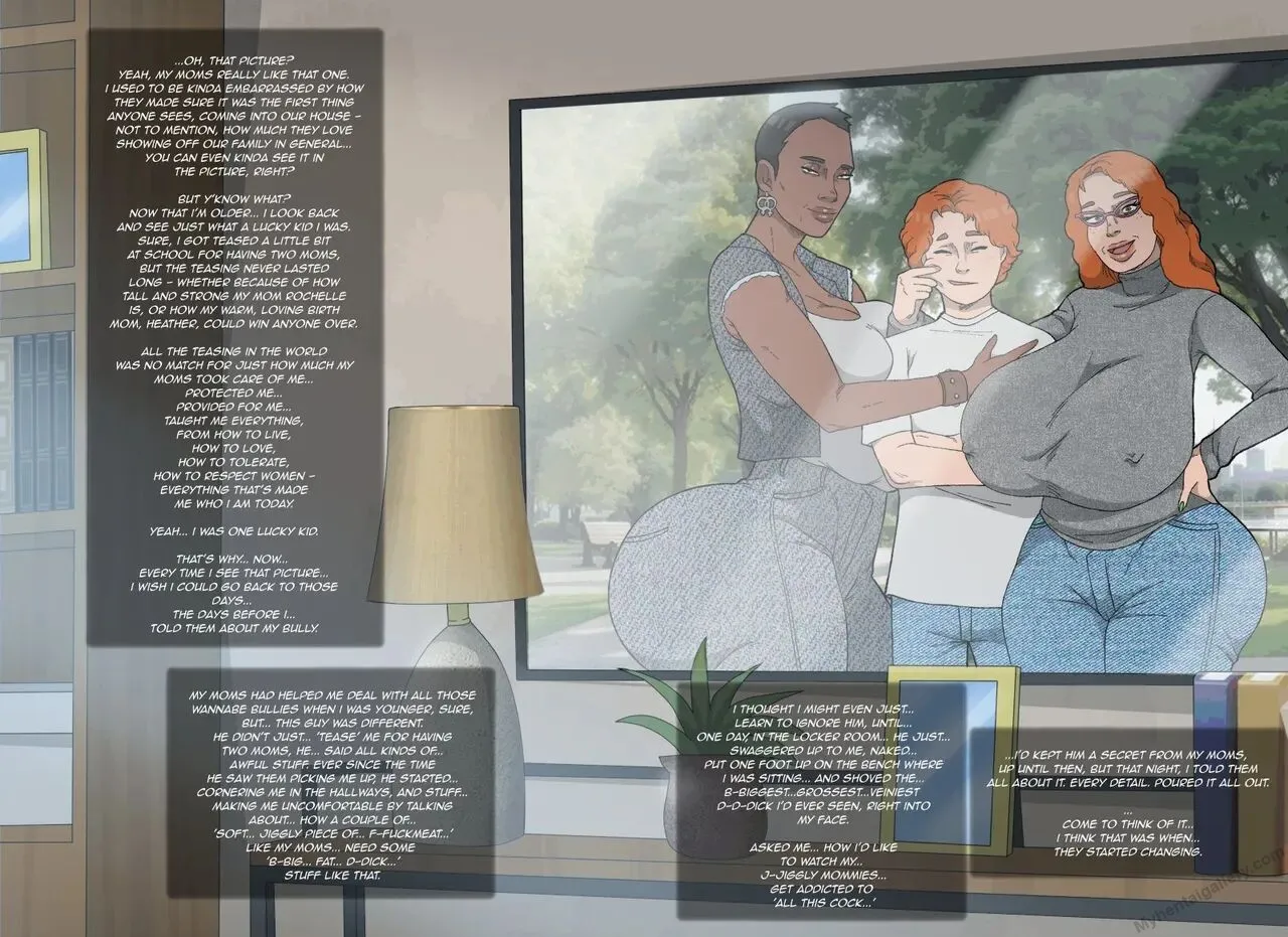 My Moms Are Bi For My Bully porno comics Cover