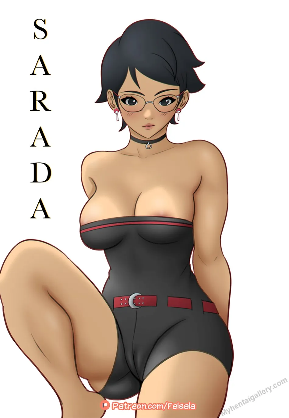 Sarada porno comics Cover