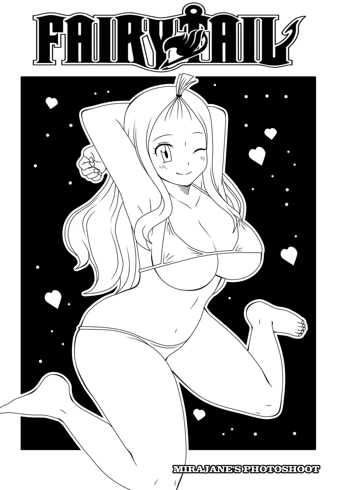 Mirajane's Photoshoot porno comics Cover