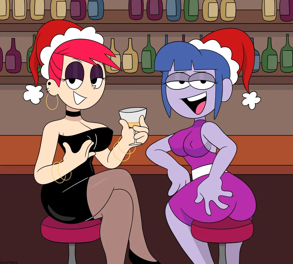 Frankie And Gloria's New Year Eve Celebration porno comics