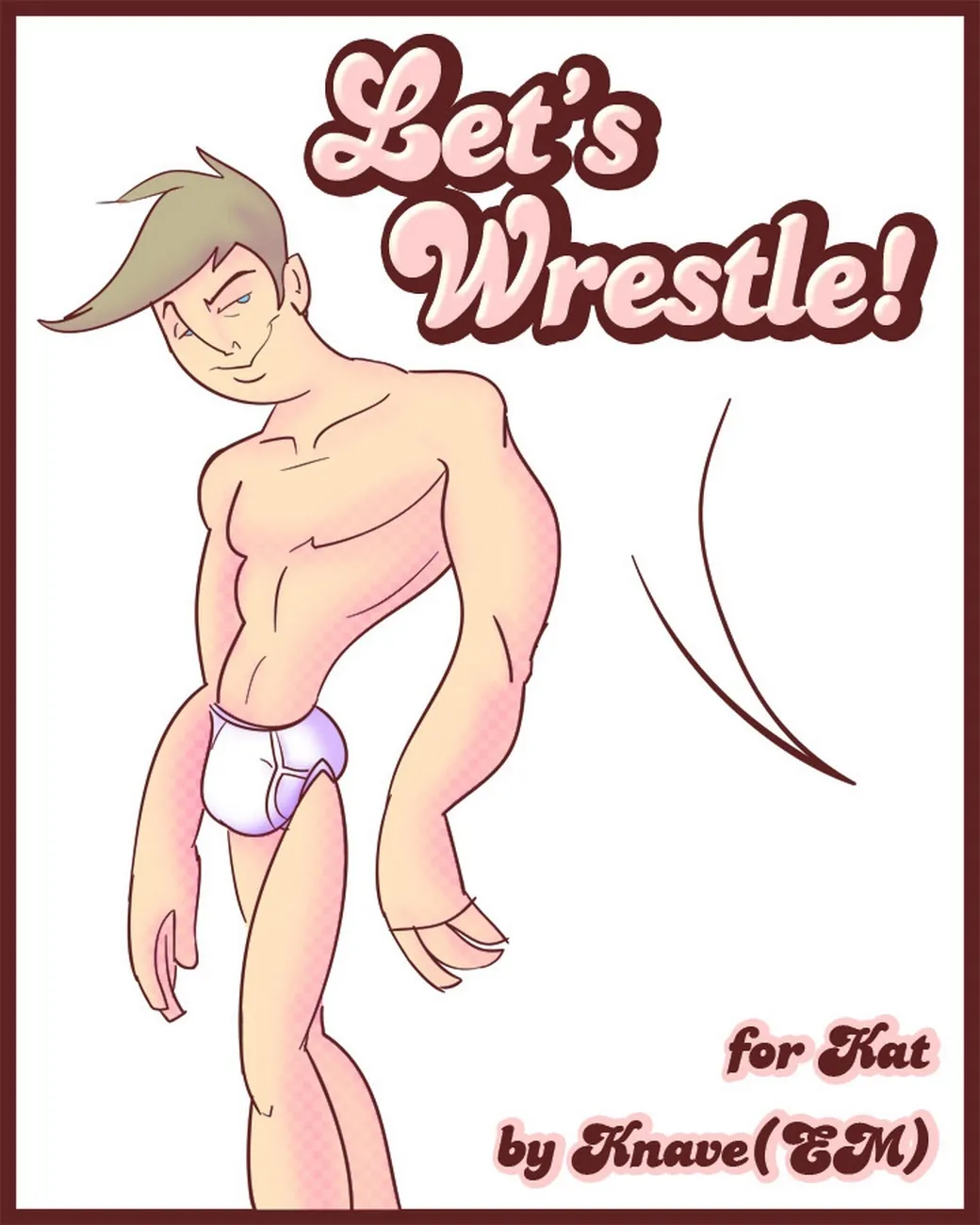Let's Wrestle porno comics Cover