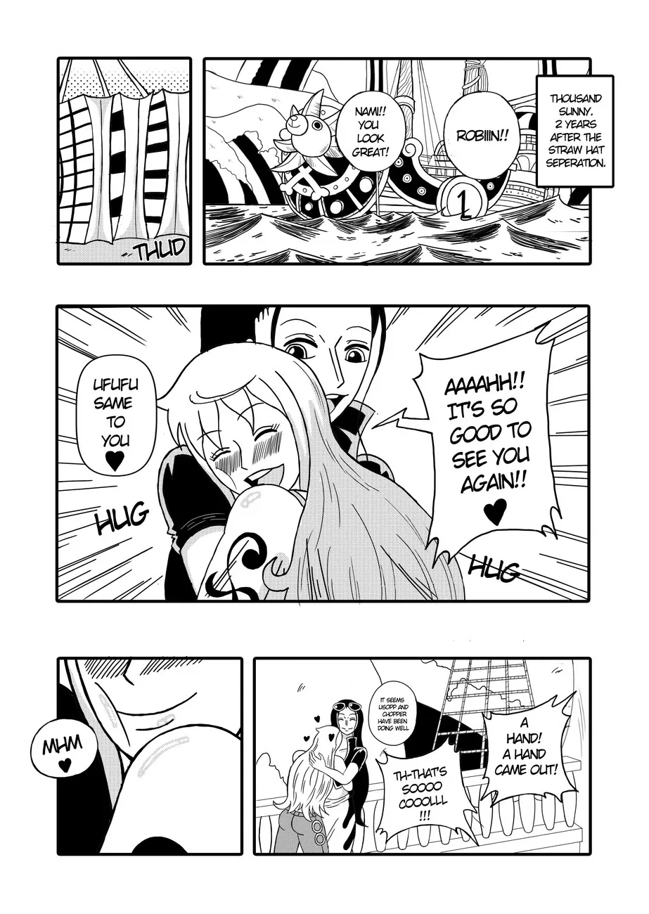 Robin x Nami - Reunion On The Thousand Sunny porno comics
