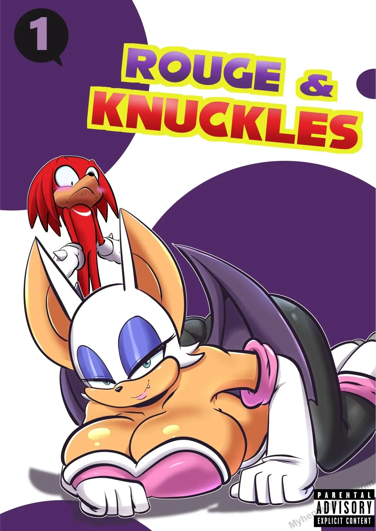 Rouge & Knuckles 1 porno comics Cover