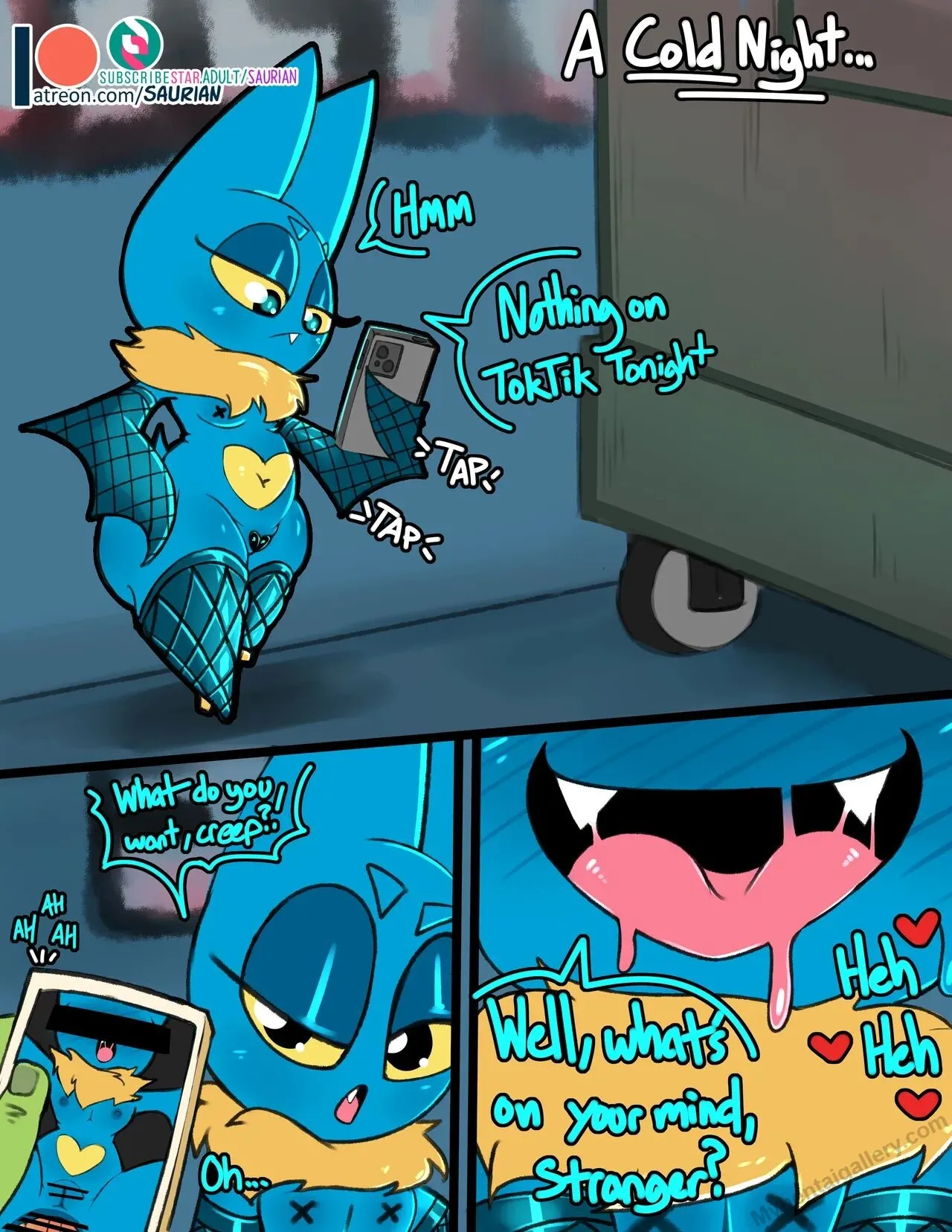 Bat Out At Night porno comics