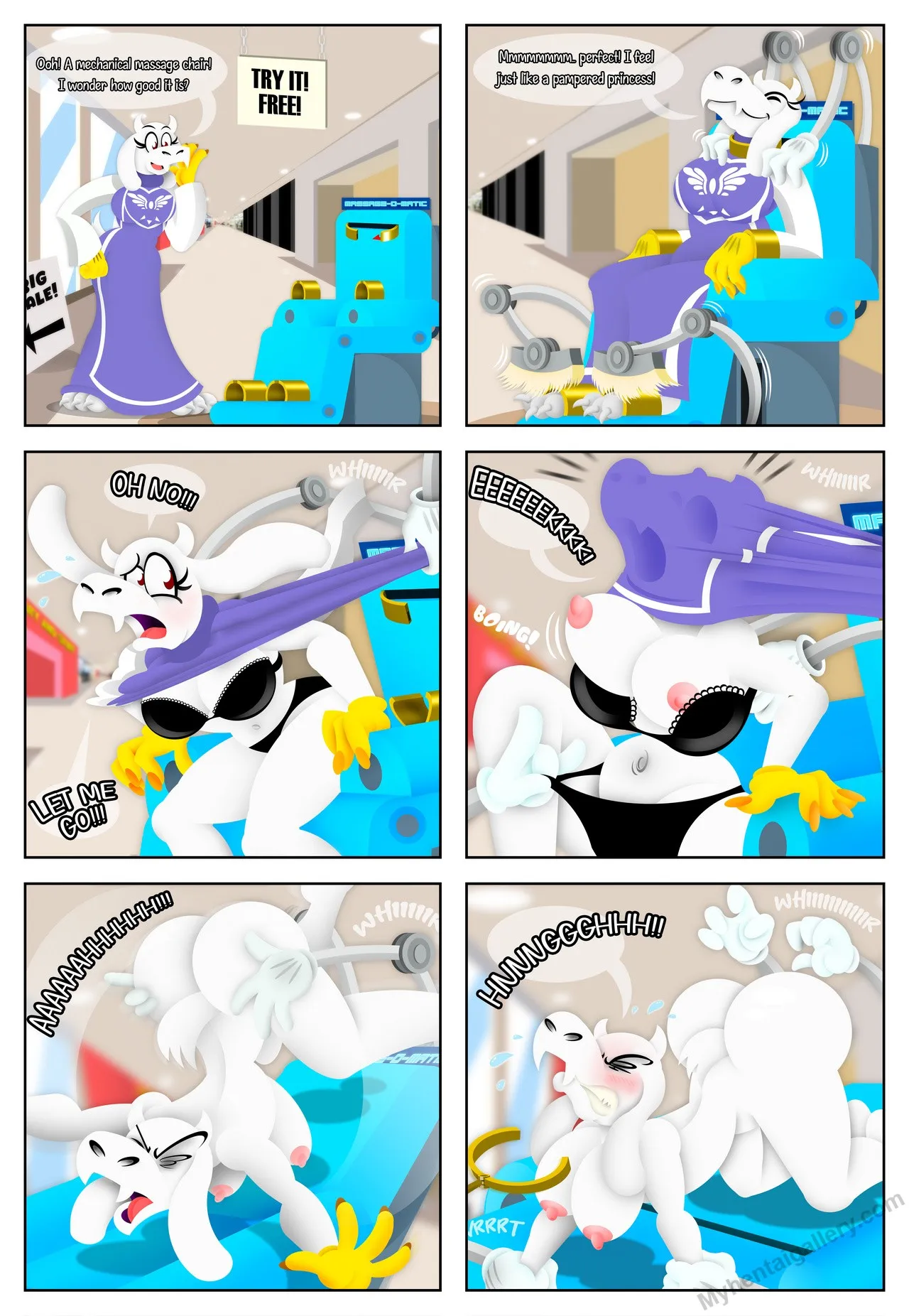 A Modern Massage For Goat Mom porno comics Cover