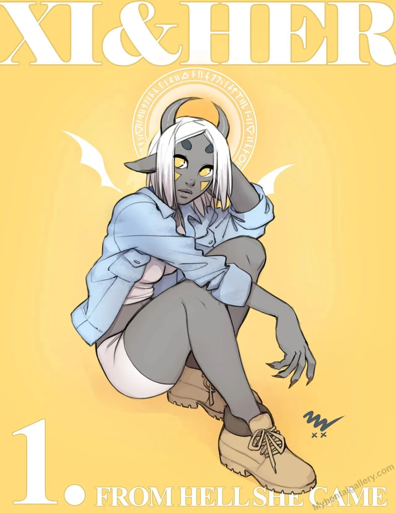 Xi & Her 1 - From Hell She Came porno comics Cover