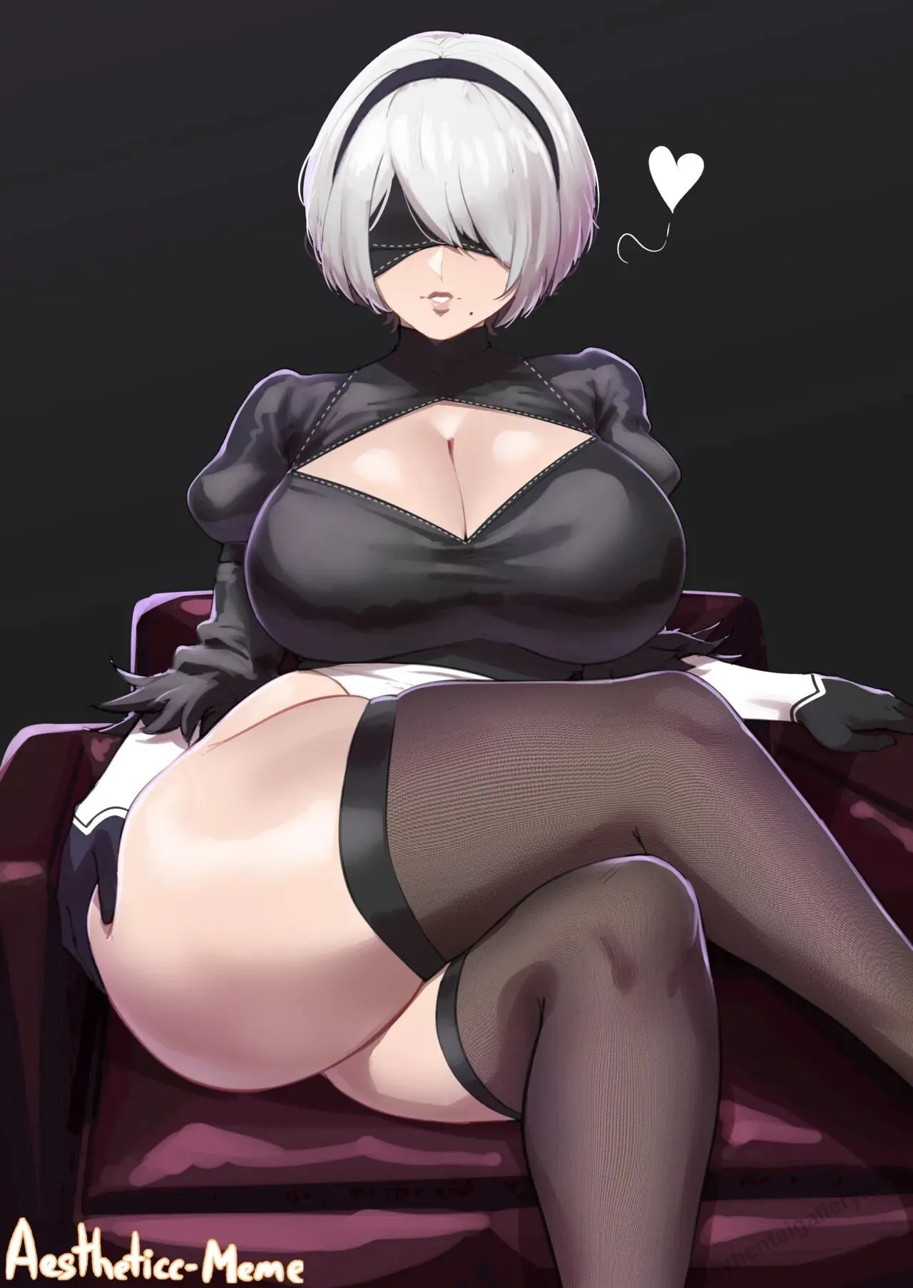 2B's Nutvember porno comics Cover