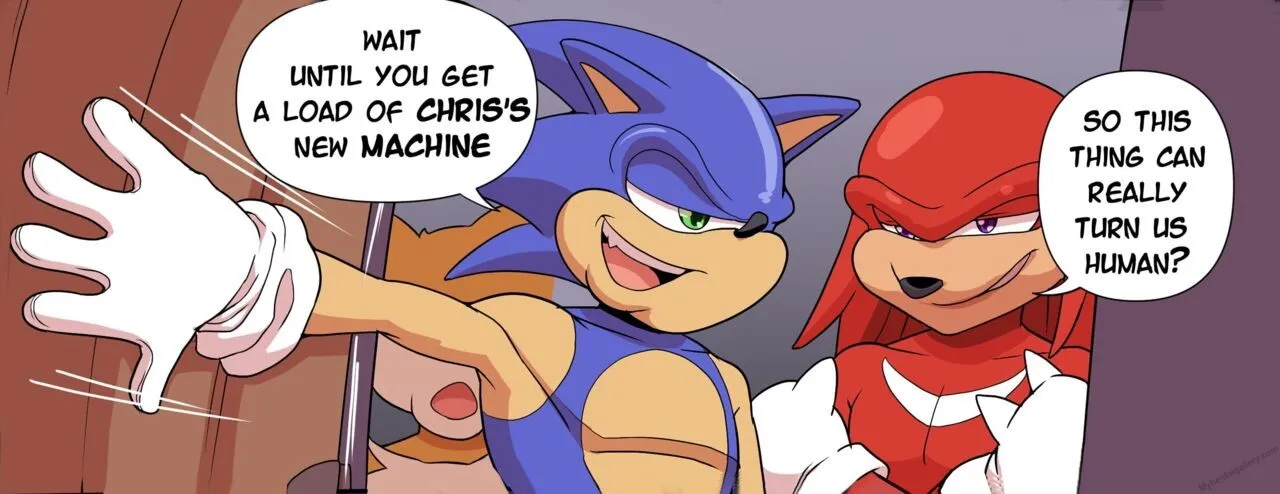 Chris's New Machine porno comics