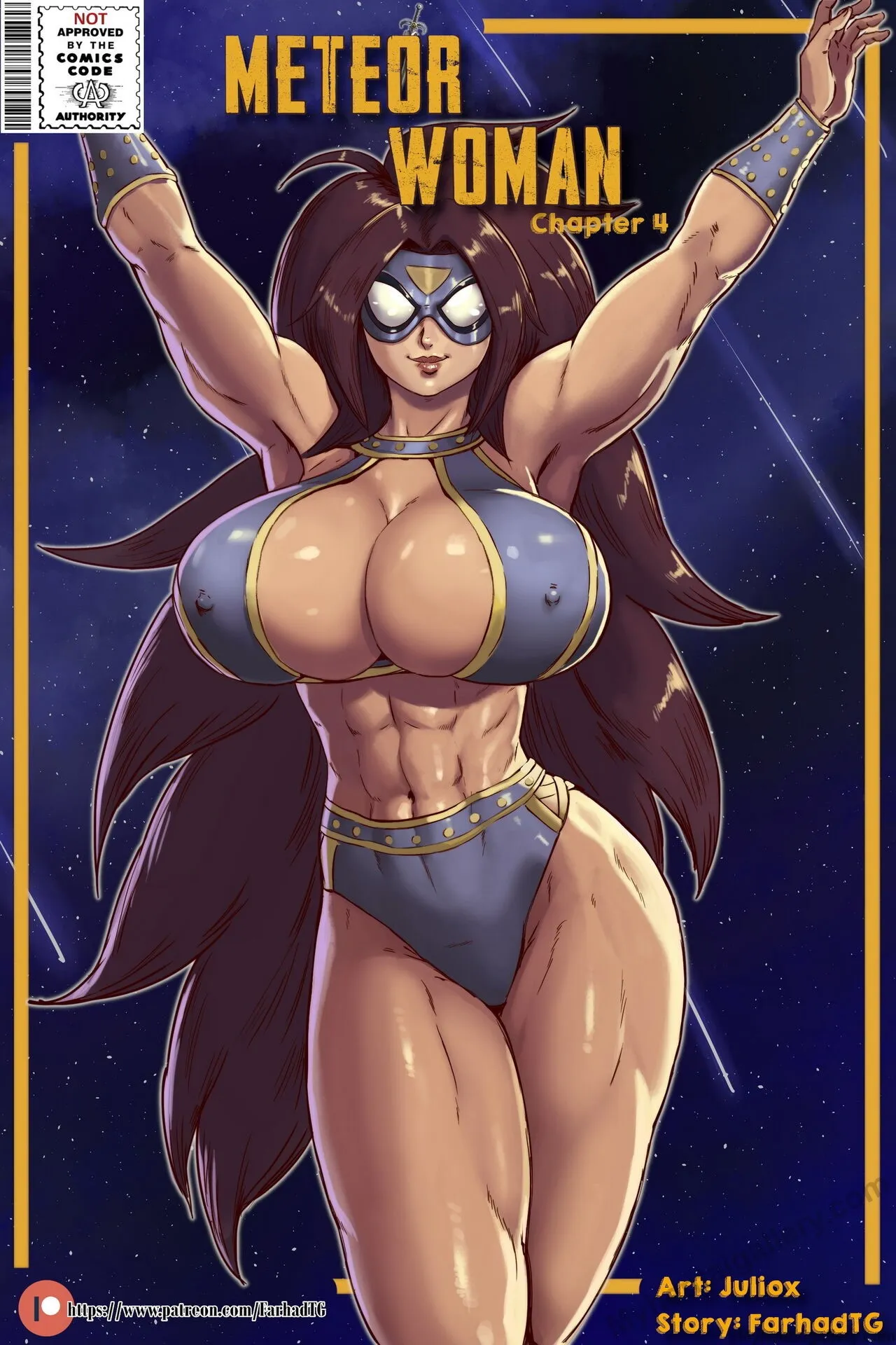 Meteor Woman 4 porno comics Cover