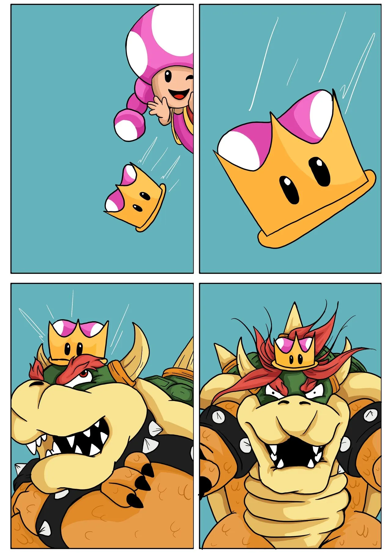 Becoming Bowsette porno comics Cover