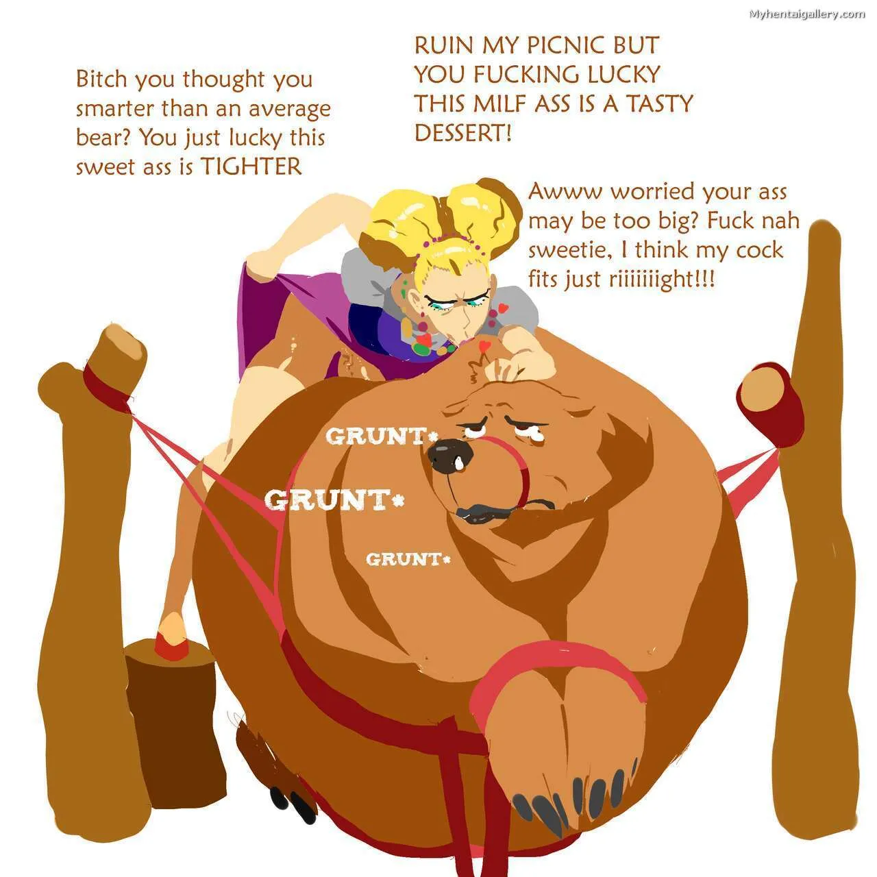 Momma Bear Anal Blasting porno comics