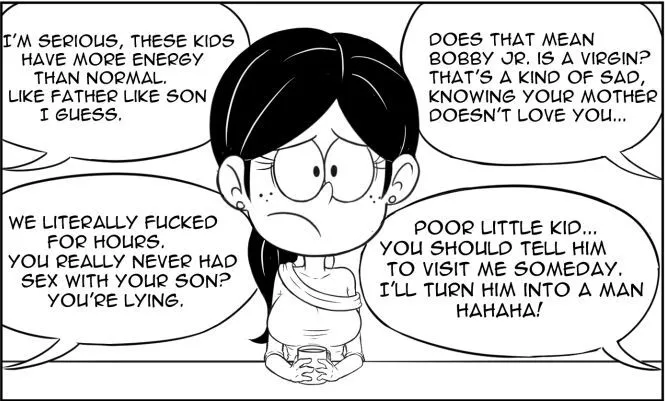 Ronnie Anne x Bobby Jr porno comics