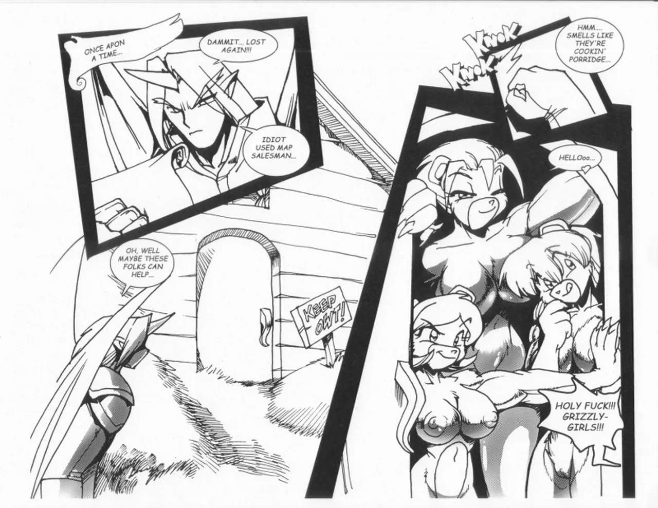 Goldi Cocks And The Three Bears porno comics