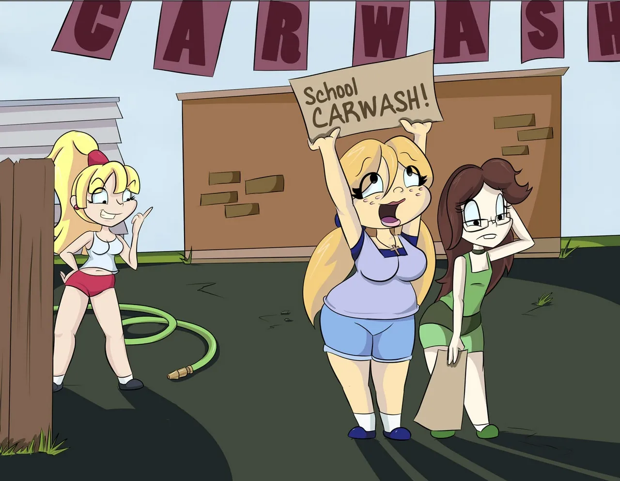 Molly's Car Wash porno comics