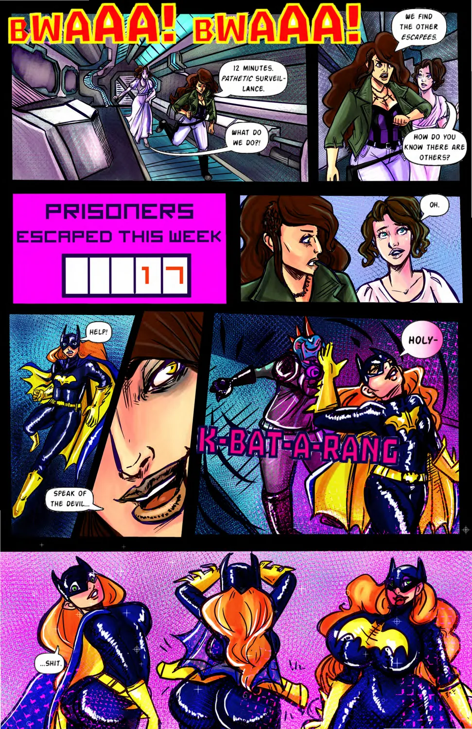 Bimbos In Space 3 - Two Girls, One Space Station porno comics