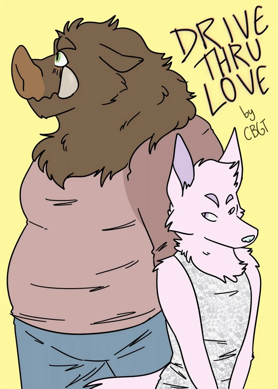 Drive Thru Love porno comics Cover