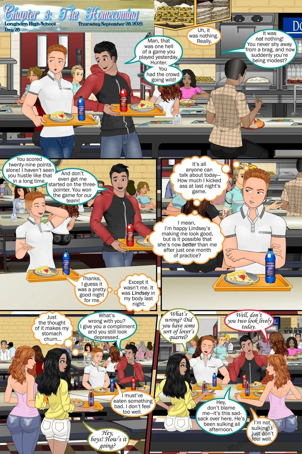 Exchange Siblings 8 - The Homecoming porno comics