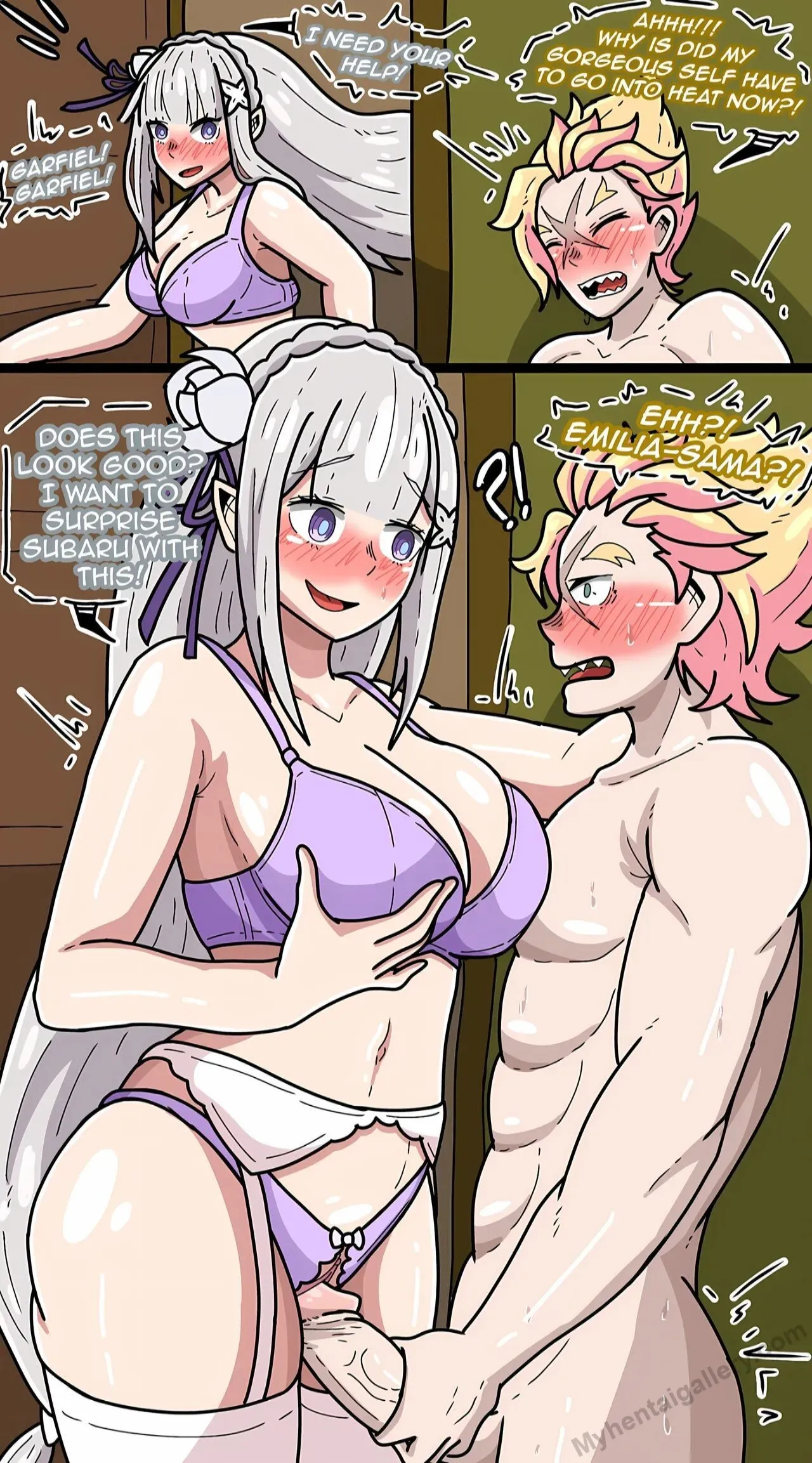 The Golden Siblings Double Assault porno comics