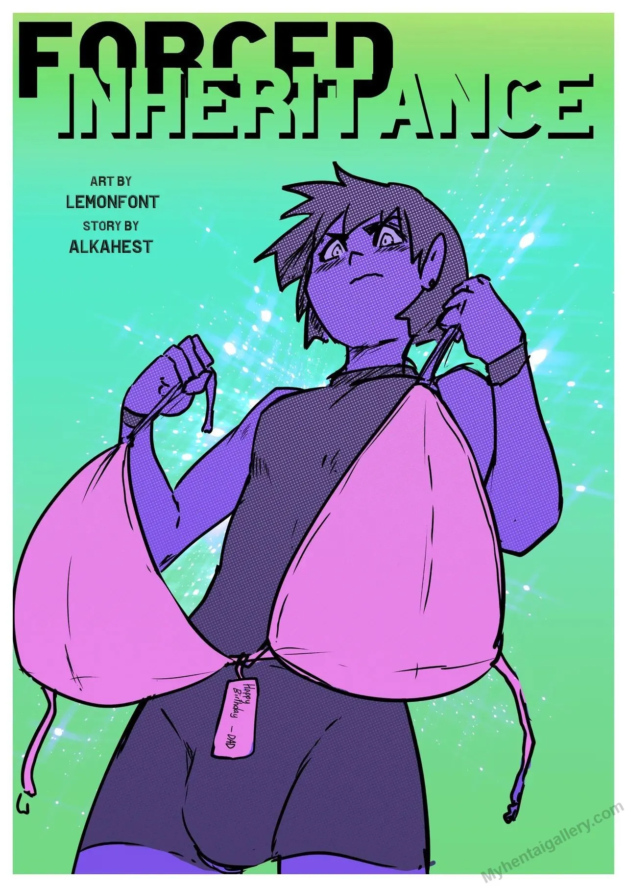 Forced Inheritance porno comics Cover