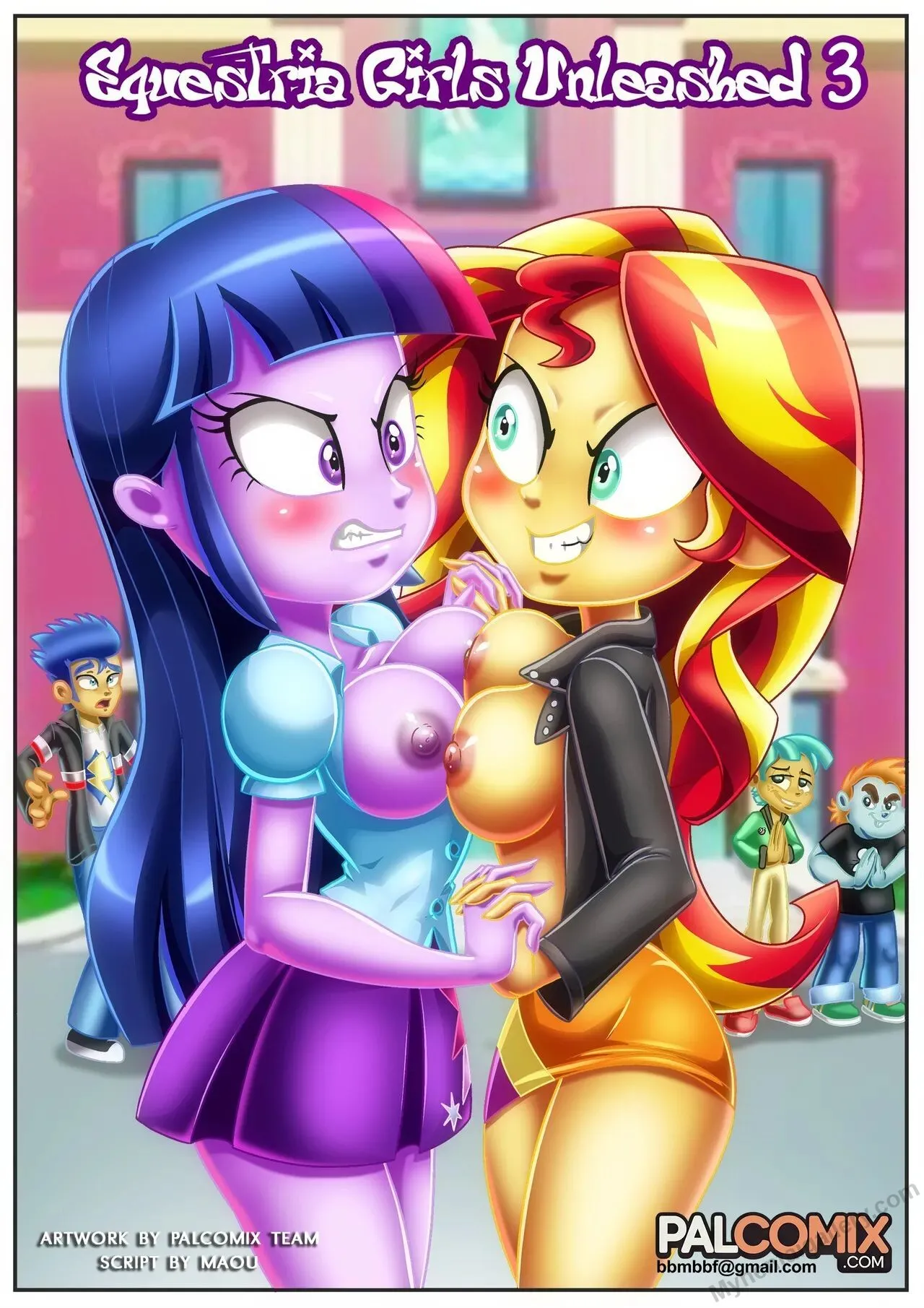 Equestria Girls Unleashed 3 porno comics Cover