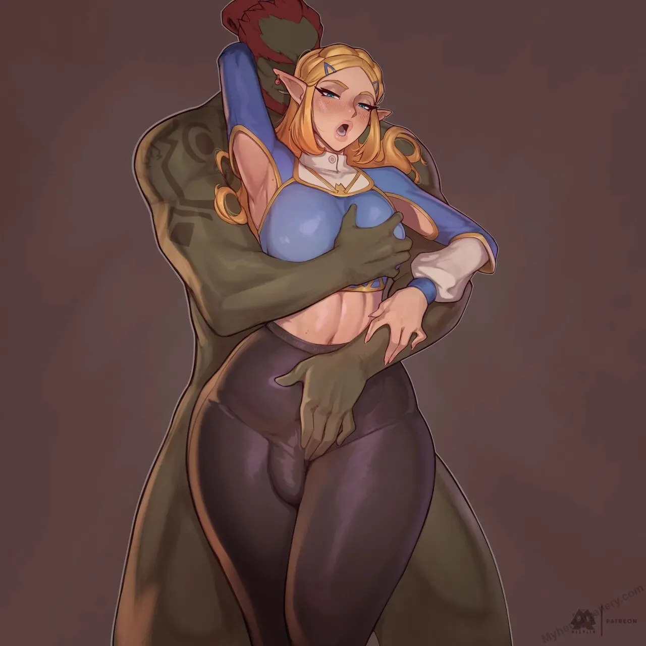 Zelda x Ganondorf (Gay Version) porno comics Cover