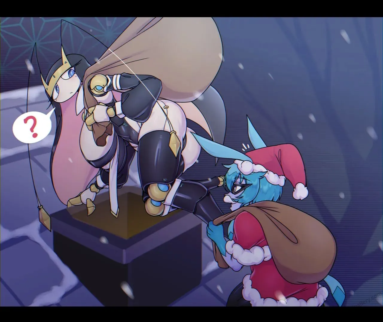 Pheromosa Santa porno comics Cover