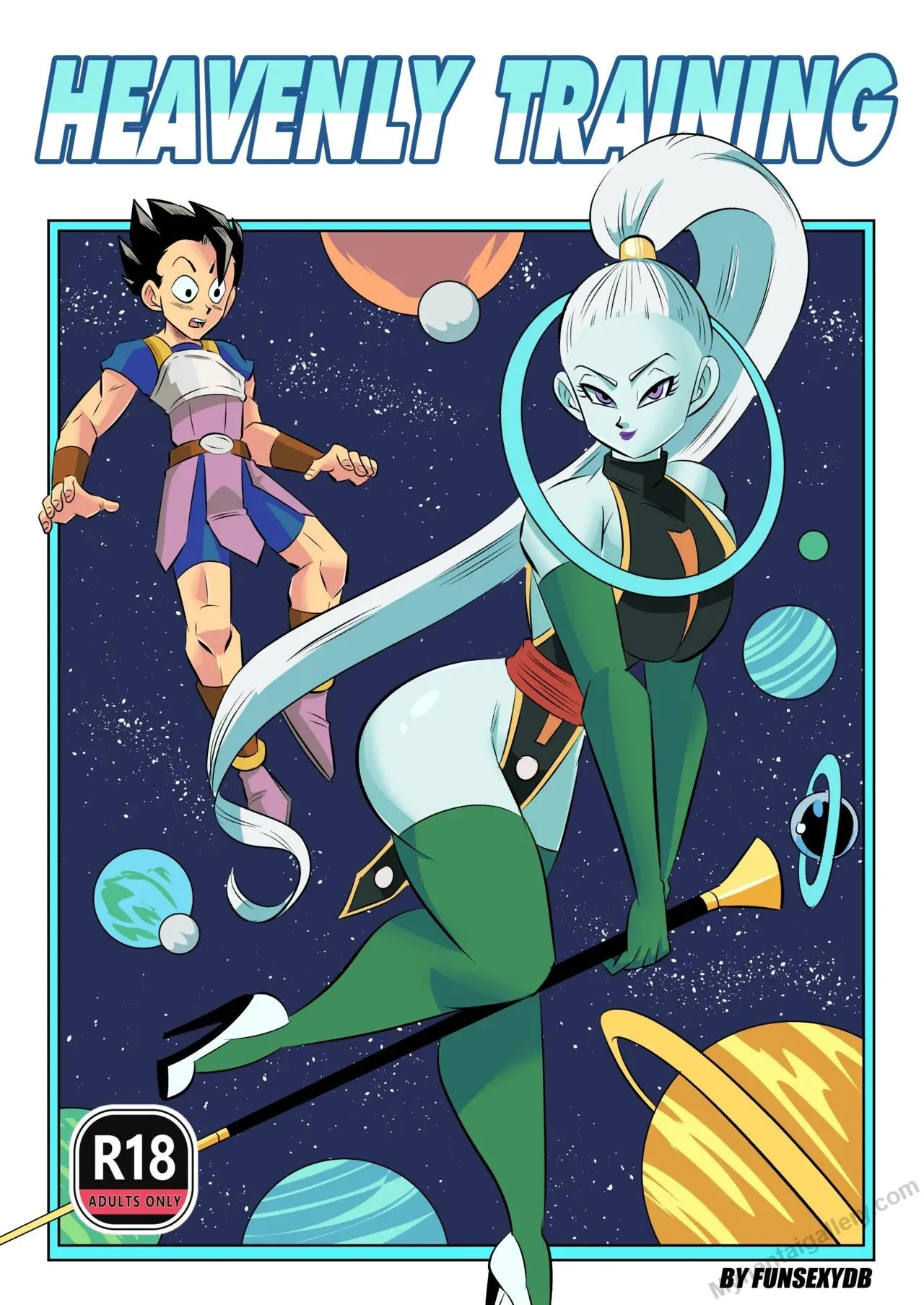 Heavenly Training porno comics Cover