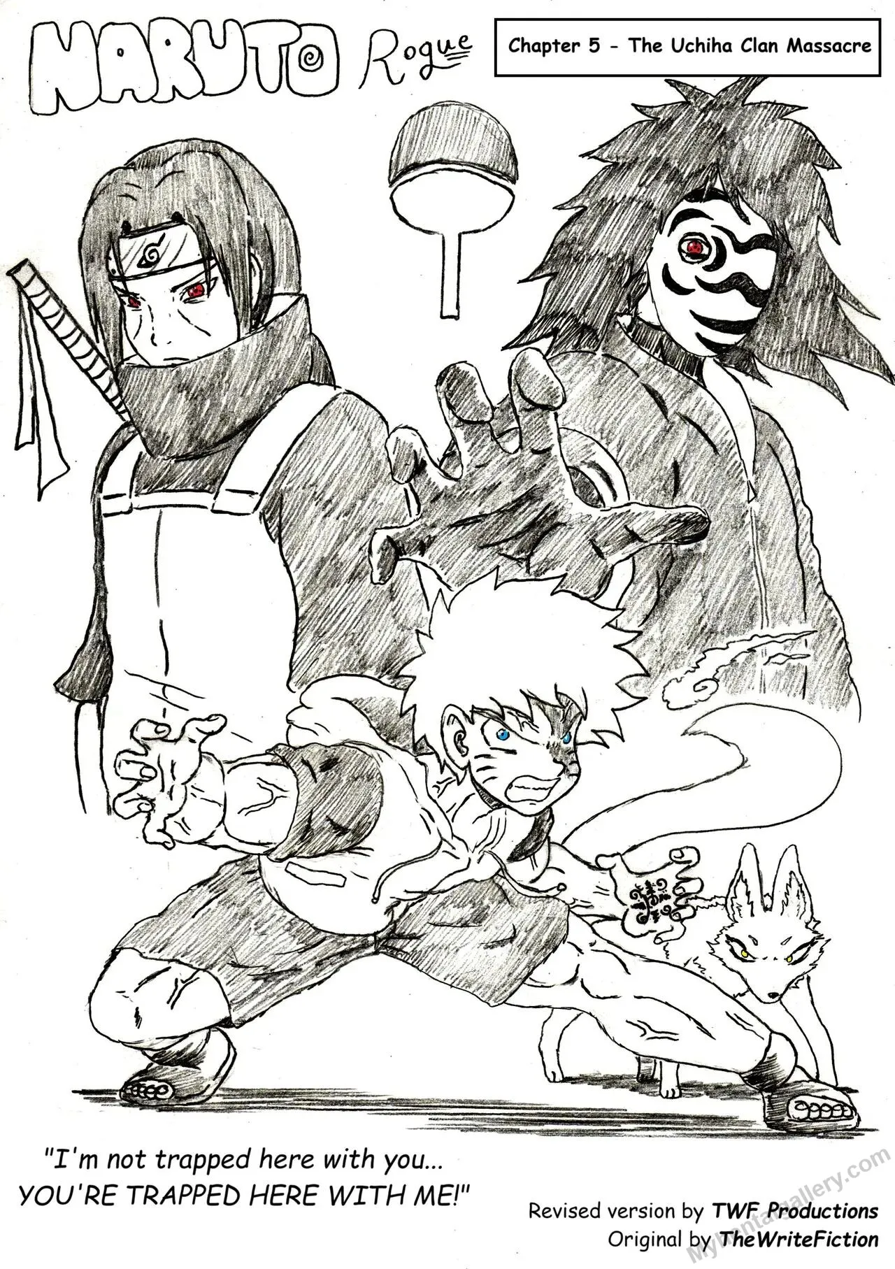 Naruto Rogue 5 - The Uchiha Clan Massacre porno comics Cover