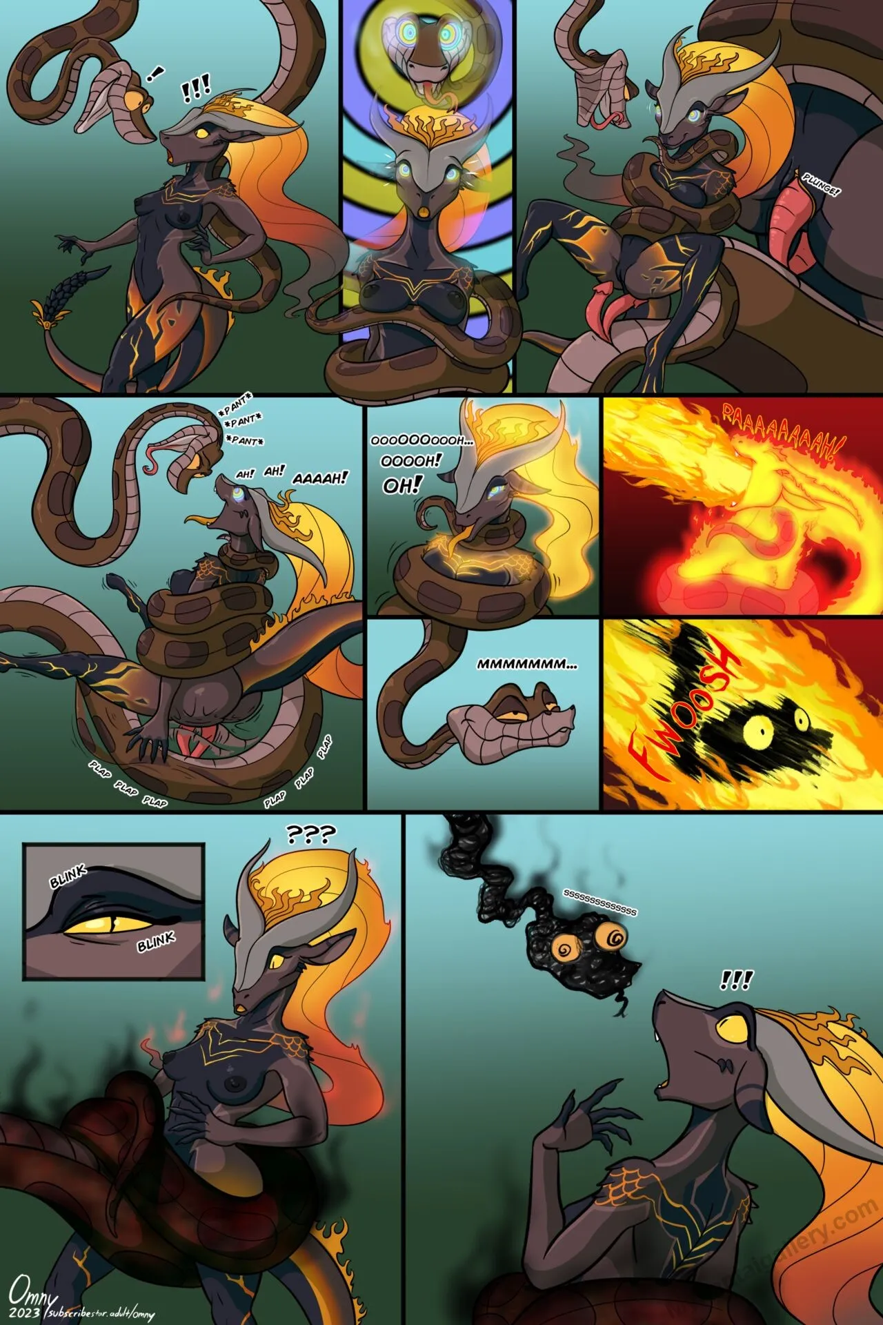 Kaa & Pompeii porno comics