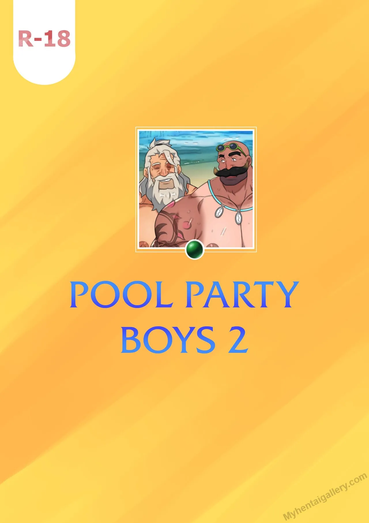 Pool Party Boys 2 porno comics Cover