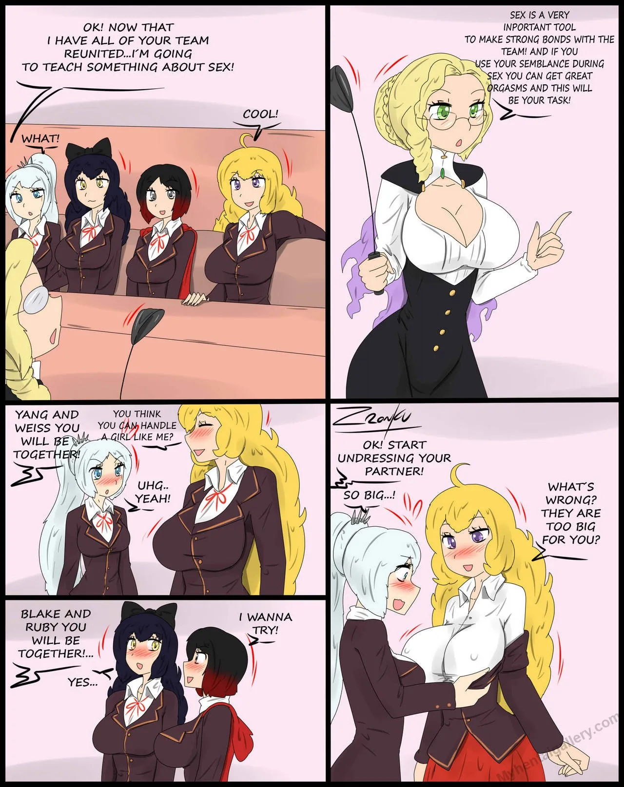 Sexy Semblance Class porno comics Cover