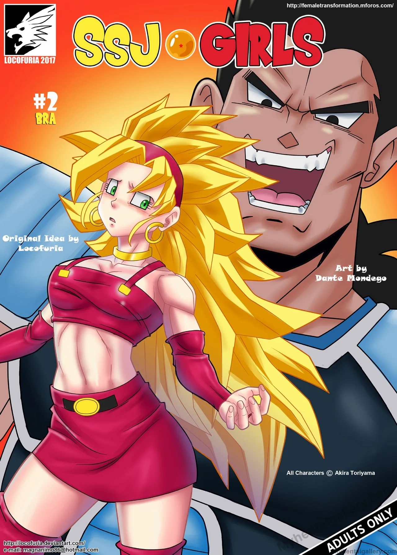SSJ Girls 2 - Bra porno comics Cover