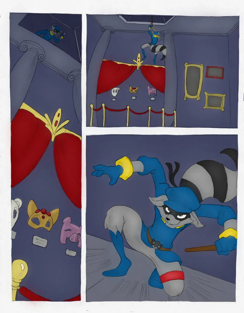 Sly's Biggest Heist porno comics Cover